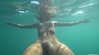 Голая девушка на пляже – горячее видео для взрослых