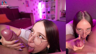 Сестра учится сосать у брата – домашнее порно видео