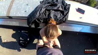 Горячее порно видео с молодыми студентами на высоте