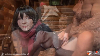 Экстремальный секс с Микасой: анал, минет и кунилингус смотреть онлайн