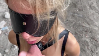 Amateur bdsm girl loves getting a big cock and cum in her mouth.mp4