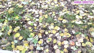 Дикий лесной трах с страстной девушкой