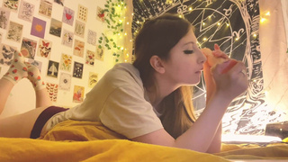 RP POV STEP SISTER LEARNING TO SUCK COCK BEFORE STEP BROTHER'S BIRTHDAY - YourSofia.mp4