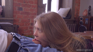 Страстный секс с развратной блондинкой - жесткое порно видео с доминированием