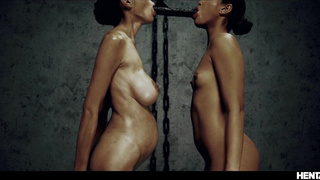 Экстремальный сквирт от тентаклей – дикий оргазм и кончили вместе