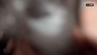 Секс с начальником в офисе: жесткий трах между сисек и мощный финал