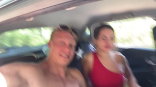 I could not resist and sucked the guy right in the car. And a friend saw it.mp4