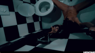 Фантастическое порно: щупальца доминируют над Стефани Кайлер в туалете смотреть онлайн