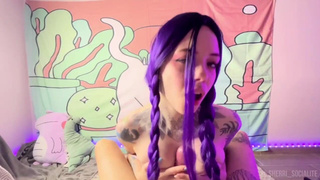 Страстный секс после хентая — домашнее порно с разгоряченной парой