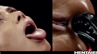 Горячее порно видео с тентаклями и сквиртом