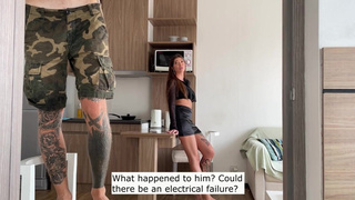 Платить за ремонт? Лучше сексом – страстное домашнее порно видео