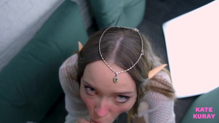 Эльфийка соблазнила и выжала весь сок