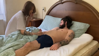 Сперма брата во рту — эксклюзивное секс видео