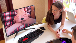 Страстный секс с громкими стонами