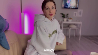 Страстный минет и игра с грудями – домашнее порно видео с развратной девушкой