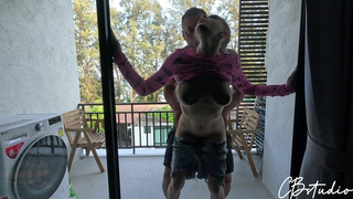 SKIP CB - [PH] - Fucked This Bitch on the Veranda and Cum on Her Face.mp4