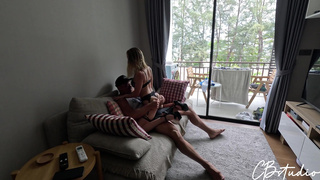 Страстное домашнее порно с развратной женой