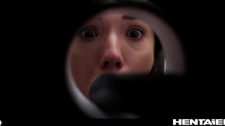 Жесткое порно с монстром в туалете