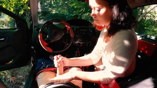 Страстный минет в авто - смотреть онлайн