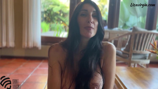 Stepson talking with her sexy stepmom