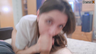 26-Passionate blowjob before bedtime.mp4